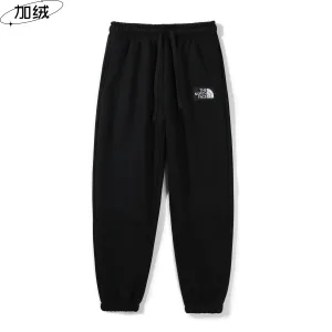 Luxury High Quality The North Face Sweatpants Red Fleece Fabric Autumn Winter And