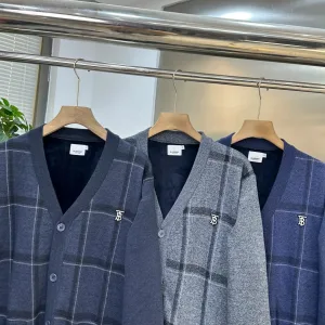 Super Clone Burberry Outerwear Red Cotton Fleece Simple And Elegant Autumn Winter Slim Fit