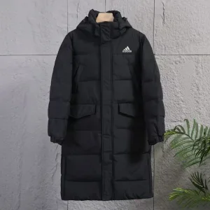 Luxury Adidas Down Jacket Black Feather Duck Exquisite Workmanship Winter