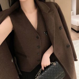 High Quality Aaa Prada Wool Overcoat