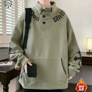 Designer Chrome Hearts Hoodie Green Fleece Fabric