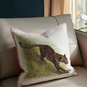 High Quality Hermès Brocade Throw Pillow