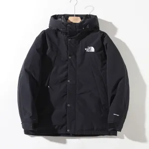 Super Clone The North Face Down Jacket Red Feather Goose Lace Winter Slim Fit