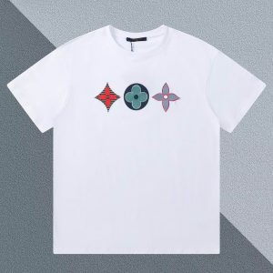 Luxury Louis Vuitton Cotton Short Sleeves