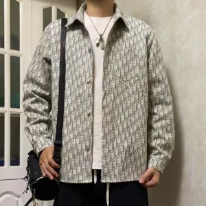 Luxury Dior Jacket Red Cotton Pure Jacquard Denim