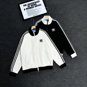 High Quality AAA Adidas Outerwear Red Jacquard Autumn Winter Early Embroidery Patch