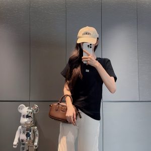 Aaa 1:1 Miu Miu Stone Short Sleeves