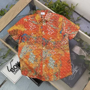 Luxury Super Clone Burberry Short-Sleeved Shirt Red