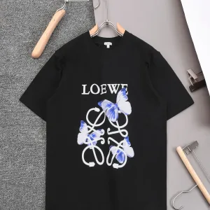Designer Loewe Short-Sleeved T-Shirt Color Cotton Pure