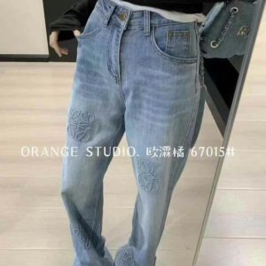 High Quality Luxury Loewe Jeans For Spring