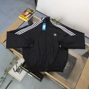 Reps Luxury Adidas Coat Red Woven Fabric