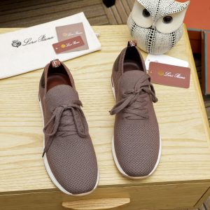 Designer Loro Piana Cowhide Casual Shoes