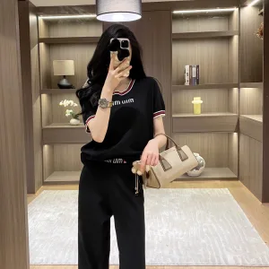 High Quality Miu Miu Jacquard Set