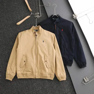 High Quality Ralph Lauren Outerwear Red Cotton Pure Relaxed Fit Spring