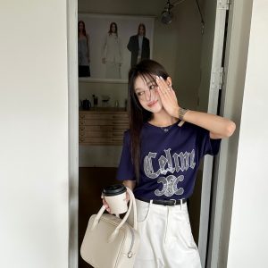 Designer Celine Short Sleeves