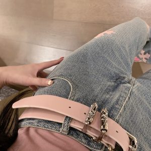 1:1 Luxury Chrome Hearts Leather Jeans