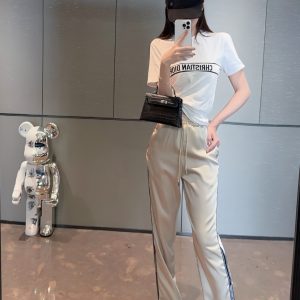 Aaa Designer Dior Acetate Casual Pants