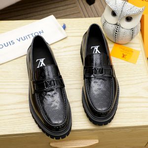 1:1 Louis Vuitton Cowhide Leather Shoes