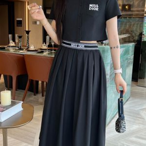 Luxury High Quality Dior Jacquard Short-Sleeved Shirts