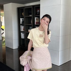 Aaa Miu Miu Short-Sleeved T-Shirts