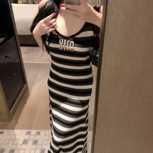 High Quality Designer Miu Miu Spaghetti Straps For Summer