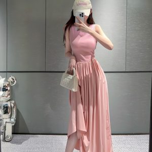 High Quality Luxury Prada Abs Dress