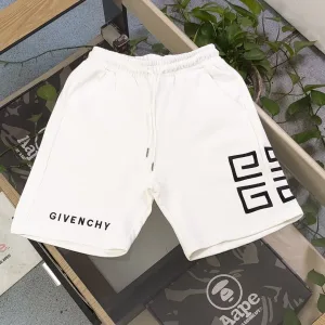 High Quality Givenchy Shorts Red Adjustable Drawstring Easy To Match Street Style