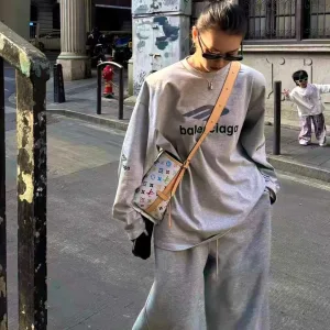 AAA Luxury Balenciaga Long Sleeves Ash Cotton Silk