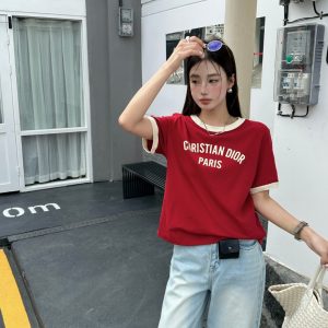 High Quality Designer Dior Short Sleeves