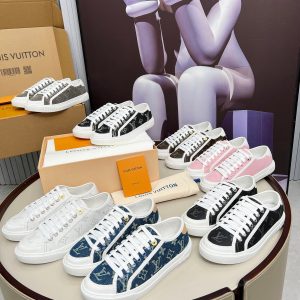 Aaa Louis Vuitton Canvas Canvas Shoes For Spring