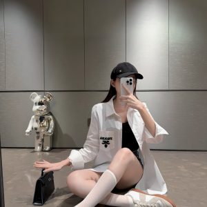 Designer 1:1 Prada Cotton Shirt