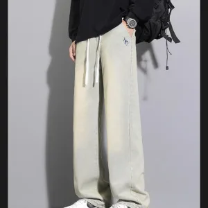 Super Clone High Quality Hazzys Pants Red Relaxed Fit Adjustable Drawstring Suitable For All Body Types Patch