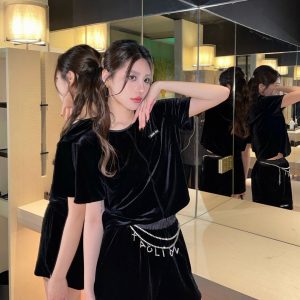 Aaa Designer Miu Miu Velvet Shorts