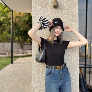 Designer Aaa Miu Miu Short Sleeves