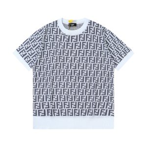 Aaa High Quality Fendi Breathable Fabric Short-Sleeved T-Shirt