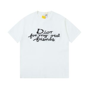 Aaa Dior Breathable Fabric Short-Sleeved T-Shirt