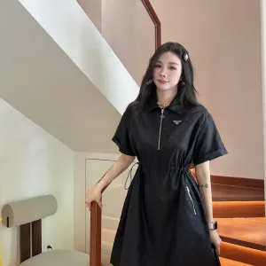 Designer Luxury Prada Jacquard Dress For Summer