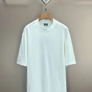 Super Clone Balenciaga Short-Sleeved Shirts Color Cotton Pure
