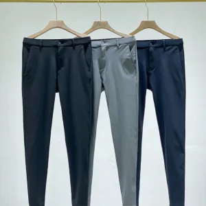 Reps Lacoste Long Pants Red Woven Fabric Spring Autumn Winter
