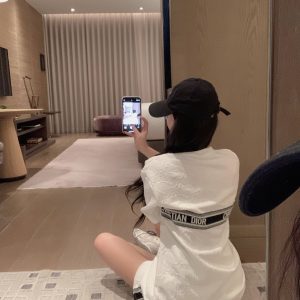 Designer Aaa Dior Jacquard Short-Sleeved Shirts