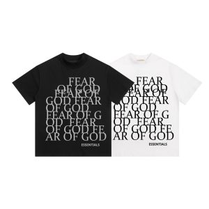 Designer Fear Of God Cotton Short-Sleeved T-Shirt