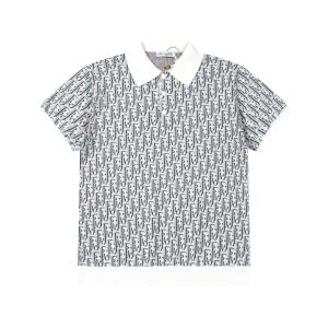 Designer Aaa Dior Jacquard Short-Sleeved Shirts