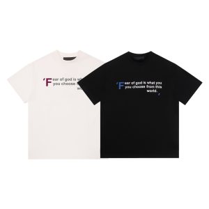 High Quality 1:1 Fear Of God Cotton Short-Sleeved T-Shirt