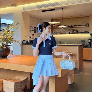 Aaa Miu Miu Abs Short-Sleeved Shirt