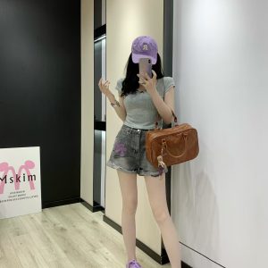 Luxury Chrome Hearts Denim Shorts