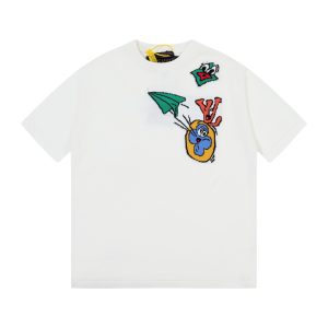 Aaa Louis Vuitton Jacquard Short-Sleeved Shirts