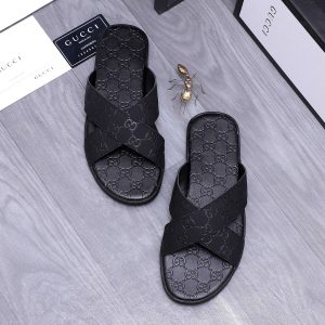 Aaa Luxury Gucci Cowhide Slippers