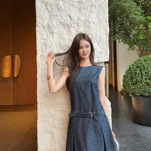 Luxury High Quality Miu Miu Cotton Sleeveless