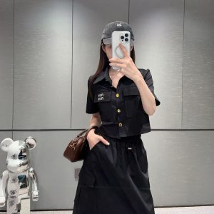 Designer High Quality Miu Miu Short-Sleeved Shirts