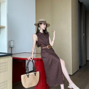High Quality Aaa Loewe Linen Sleeveless